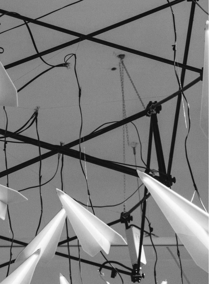 Flight of memory, l'installazione realizzata dall'artista Luigi Rovella per Cose Belle Festival