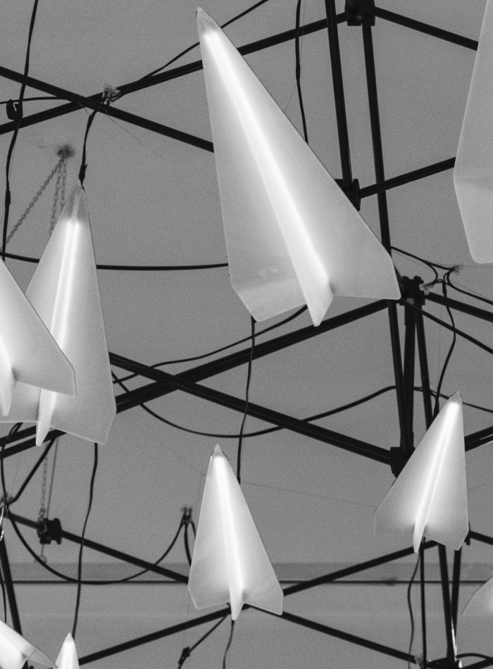 Flight of memory, l'installazione realizzata dall'artista Luigi Rovella per Cose Belle Festival