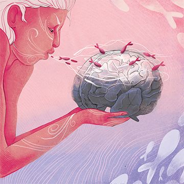 Pulire la mente, illustrazione di Silvia Valeria Cancelmo per Cose Belle Contest d'illustrazione 2020