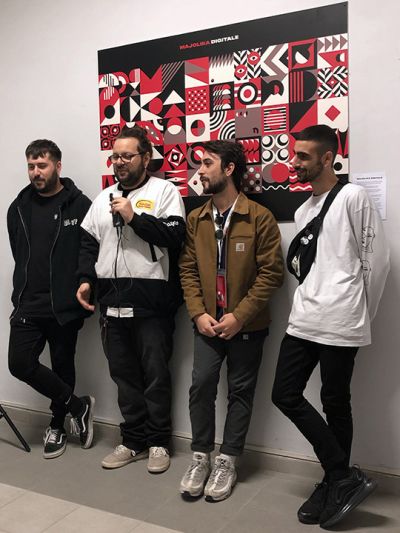 Ocular Lab team, Federico Manuli, Luca Manuli, Umberto Scimitto, Ivan Campagnuolo talks about their “Majoiika” last project in live video during during the Cose Belle Festival 2019.