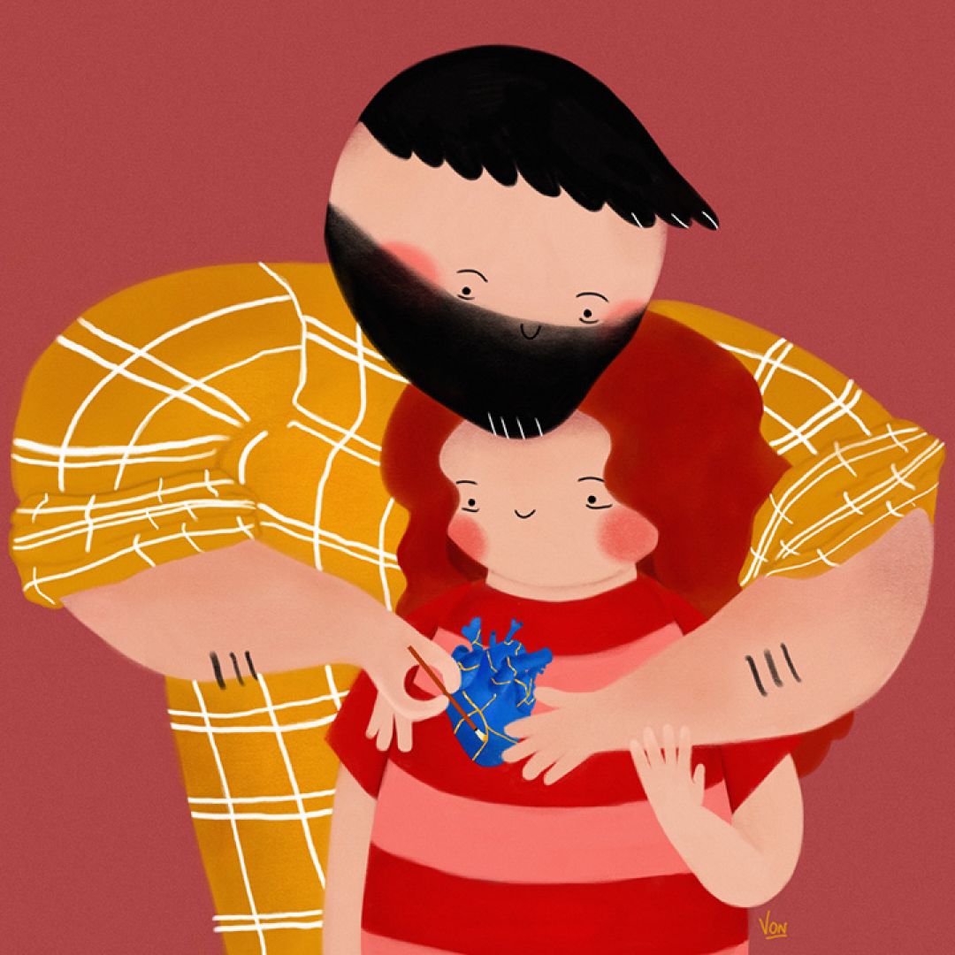 KinDsugi, illustrazione di Arianna Carli per Cose Belle Contest d'illustrazione 2022