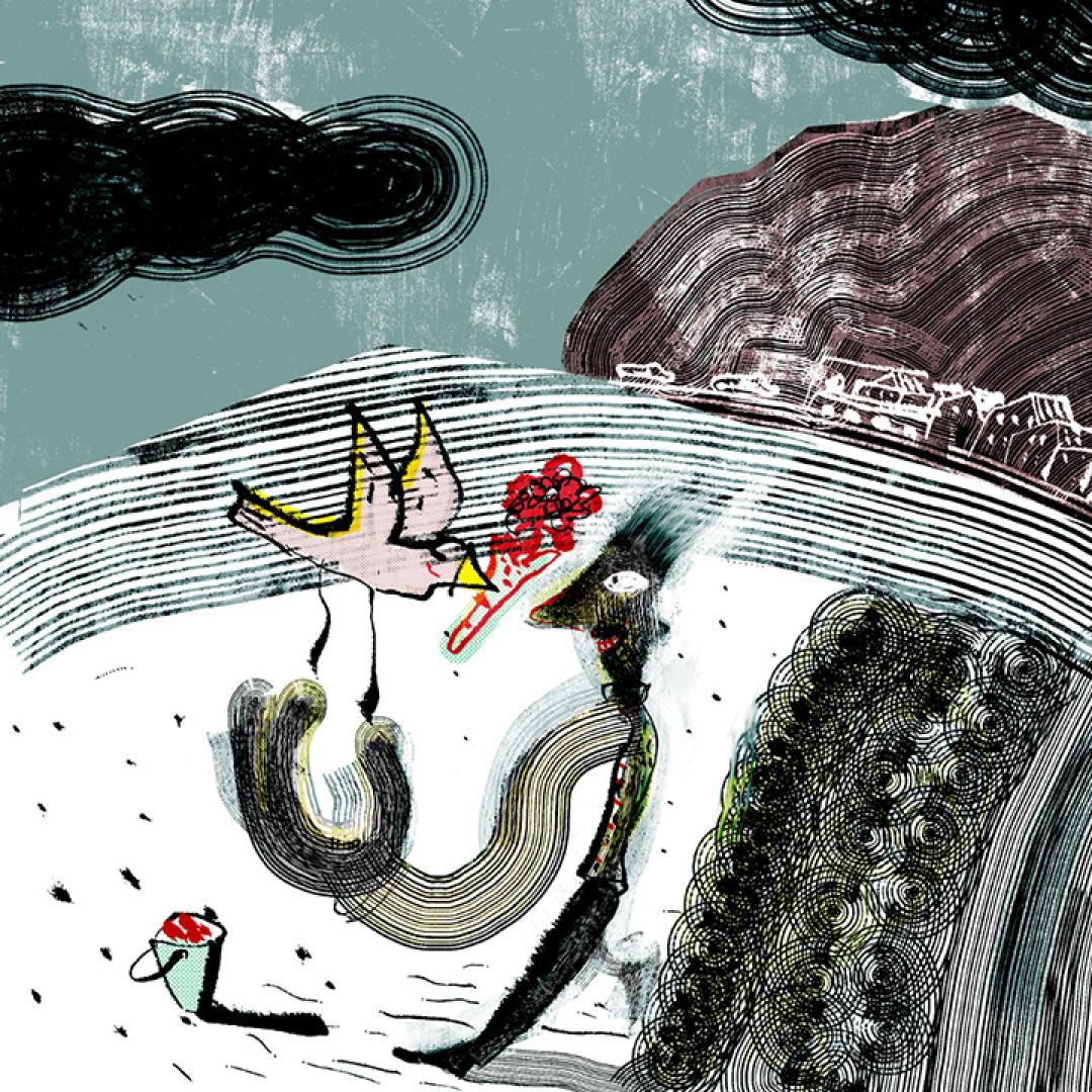 Gentilezza, illustrazione di Luca Carnevali per Cose Belle Contest d'illustrazione 2022