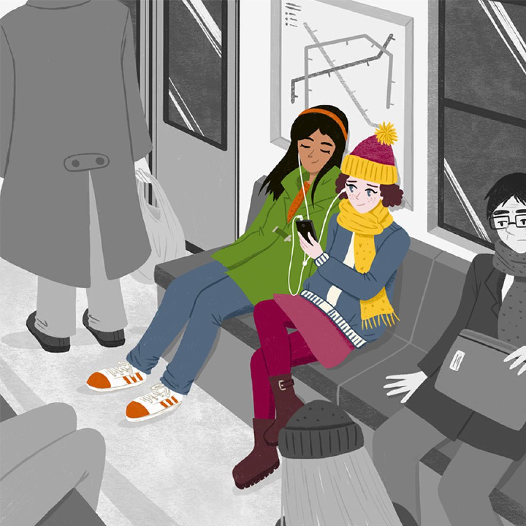 Audii et Amo (Ascolto e amo), illustrazione di Laura Galeazzo per Cose Belle Contest d'illustrazione 2021