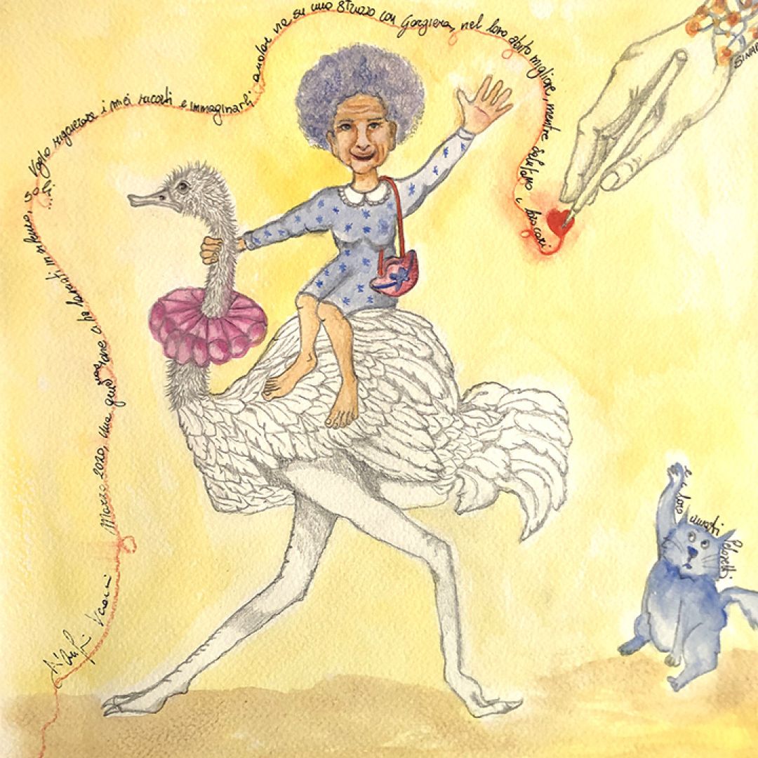 Marzo 2020. Rigenero il ricordo…, illustrazione di Veronica D'Onofrio per Cose Belle Contest d'illustrazione 2020