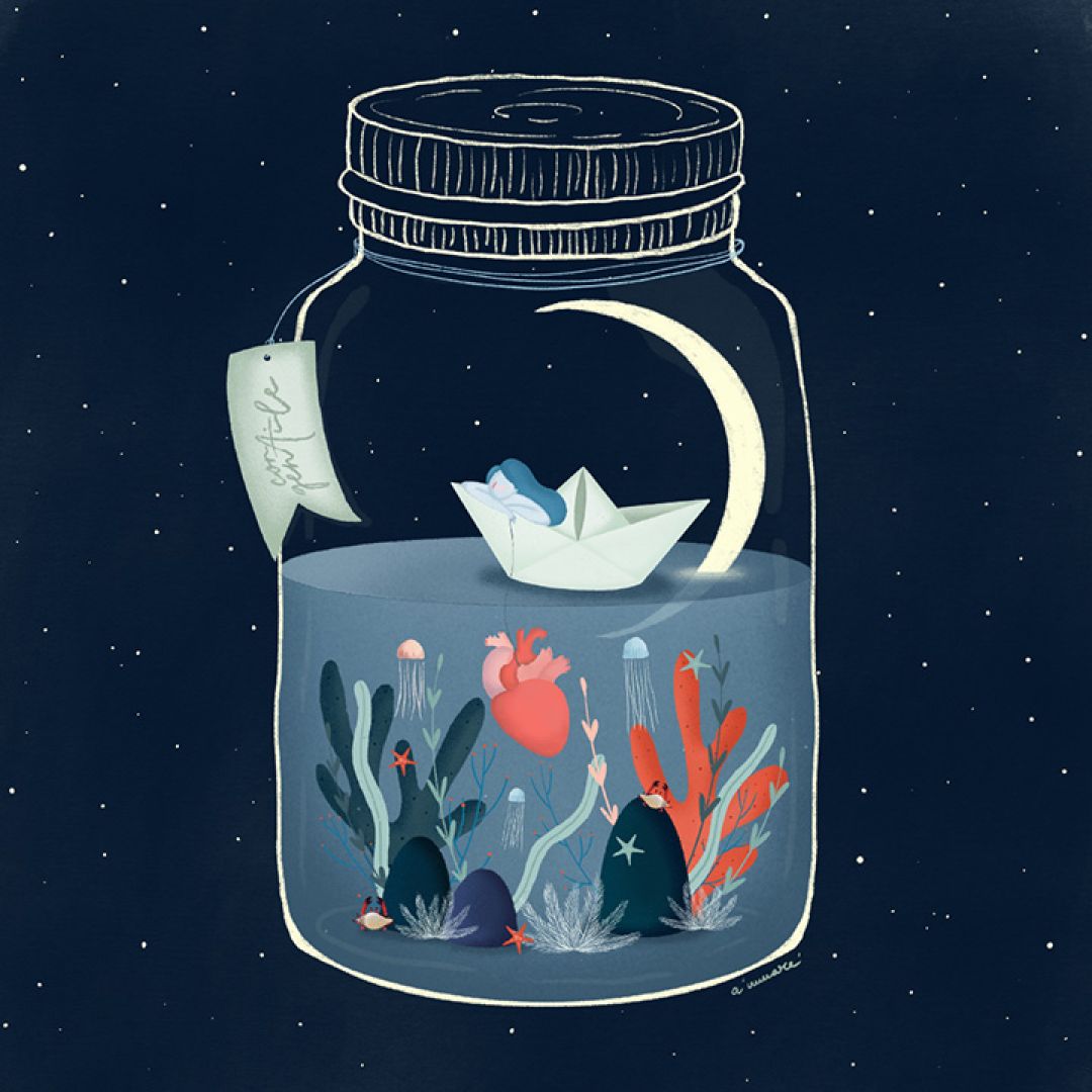 Concentrato di gentilezza, illustrazione di Martina Addabbo per Cose Belle Contest d'illustrazione 2022