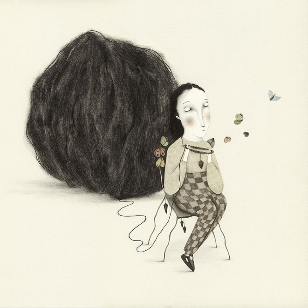 Leggera come l'aria, illustrazione di Alessandra Moscatelli per Cose Belle Contest d'illustrazione 2020