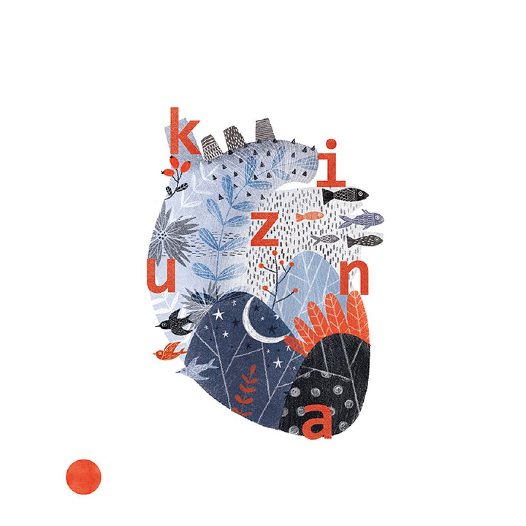 Kizuna, illustrazione di Elisa Paganelli per Cose Belle Contest d'illustrazione 2020