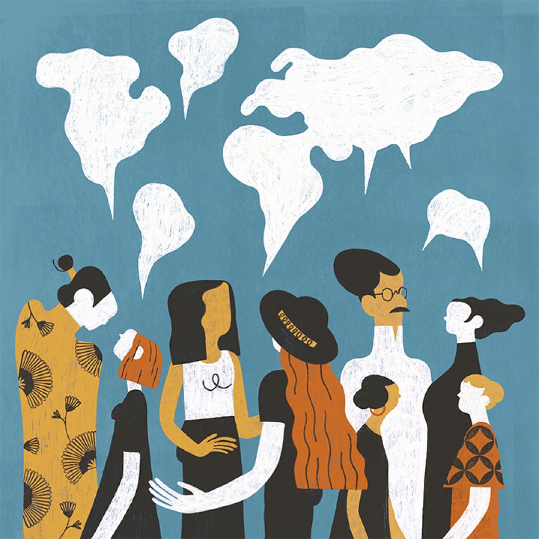 I Think the World of You, illustrazione di Gloria Di Bella per Cose Belle Contest d'illustrazione 2021