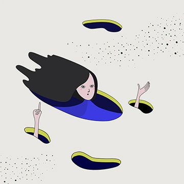 Fuori di testa, illustrazione di Cristina Muto per Cose Belle Contest d'illustrazione 2017