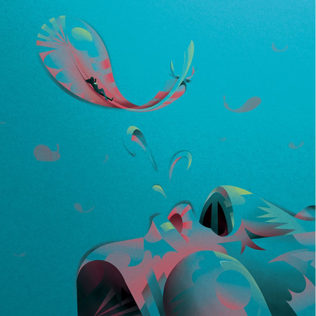 Gently up, illustrazione di Matteo Alagna per Cose Belle Contest d'illustrazione 2022