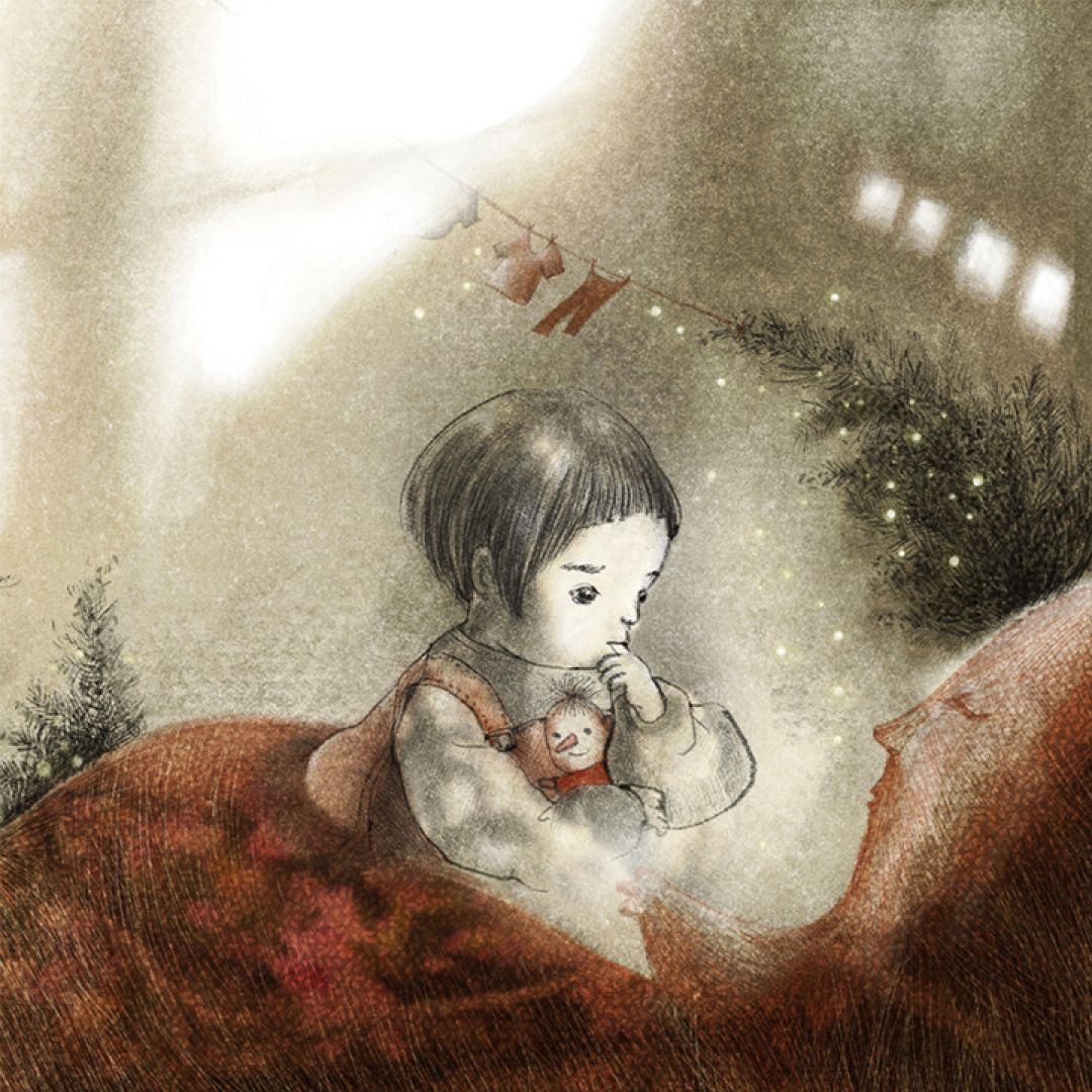 Grandma's Magical Tea, illustrazione di Sin U Leong per Cose Belle Contest d'illustrazione 2021