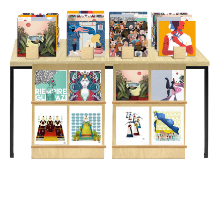Rappresentazione di una parte delle opere delle Mostra collettiva.