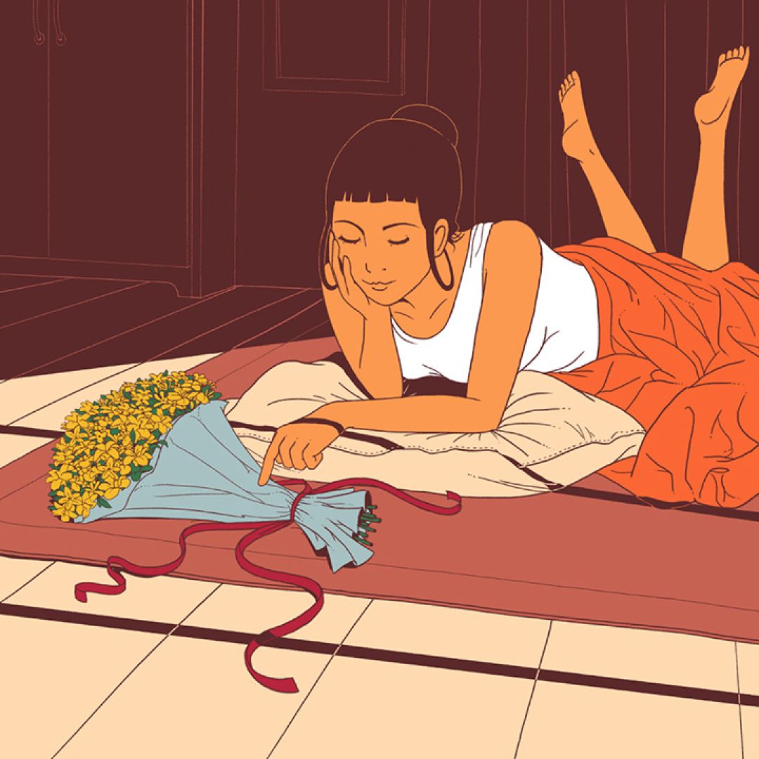 Kokoro, illustrazione di Alessandro Ferrari per Cose Belle Contest d'illustrazione 2022