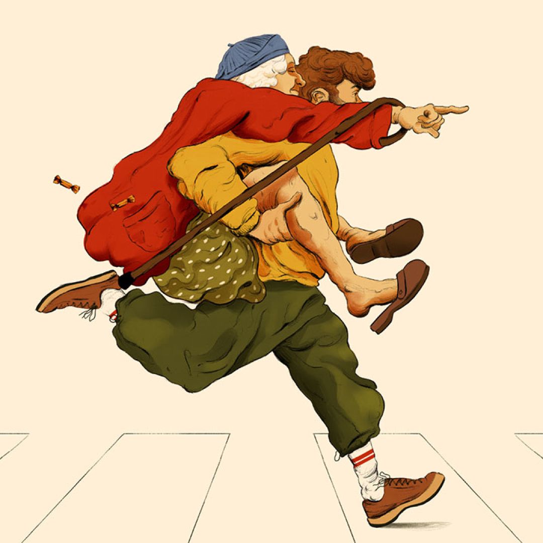 E fu il calore d'un momento, illustrazione di Alessandro Ventrella per Cose Belle Contest d'illustrazione 2022